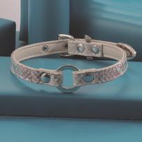 Serpentine Leather Choker Collar Ring Silver Everyday Subpunk Harajuku Bro Characteristic Collar