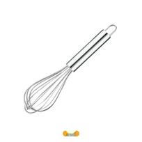 Stainless Steel Handheld Egg Beater & Milk Frother for Baking