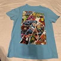 Men's size Medium Blue Marvel The Avengers T-shirt 2XL įvairiaspalvis