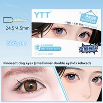 Invisible Lace Mesh Eyelid Tape Roll Double Eyelid Stickers Natural Lift for Monolid Hooded Eyes Durable Makeup Tool for All Occasions mėlyna