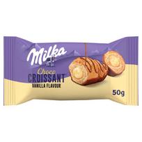 Milka Choco Croissant sluoksniuotos tešlos kruasanas su vanilės skonio įdaru 50 g