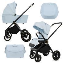 BabyLux Rosso 2in1 vežimėlis, lopšys, lengvas, sulankstomas komplektas