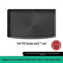 Compatible TPE Floor and Trunk Mats for BYD Dolphin Models 2021-2025