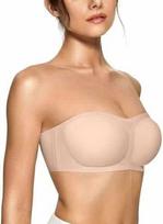 OEAK Womens Strapless Bras Push Up Bandeau Bra Non Slip Wire small-european size