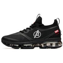 Anta Marvel X  Avengers Seed Nylon Air Cushion Non-Slip Wear-Resistant Low-Top Running Shoes Men sneaker Black 91925503-8 40 black