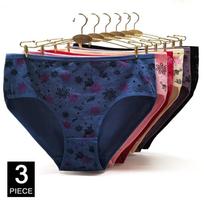 Panties Plus Size Cotton Underwear Women Briefs Woman Knickers Lady Lingerie Girl intimate Large 3 Pieces/Lot 4XL&3pcs