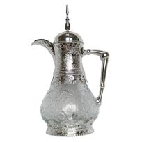 Arabic Style Coffee Pot Comfortable Handle Hot Cold Water Bottle Thermal Coffee Pot for Kitchen Gatherings Camping Party Tea sidabras