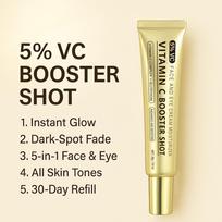 Vitamin C Brightening Serum 20% L-Ascorbic Acid, Face Serum for Dark Spots, Anti-Aging, Hydrating & Antioxidant, 30ml 1pc