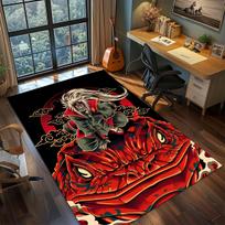 Naruto Anime Rug Carpet Large Area Rug Non Slip Washable Floor Mat Gamer Room Bedroom Home Decor -QJY 60x90cm