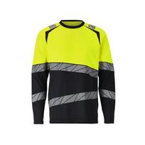 Mascot Mens Accelerate Safe Hi-Vis Long-Sleeved T-Shirt S