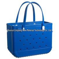 European & American Exclusive EVA Beach Bag: Versatile Handheld Basket, Pet Carrier, Ladies' Handbag with Spacious Storage. Small 28*11*21CM