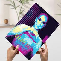 Celine Dion Pop Art Portrait Personalized D Textured Metal Poster Wall Art Tinplate Sign for Decor Room Decoration Gaming House 20x30cm（7.8x11.8inch）