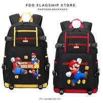 Super Mario Game Backpack Mario Official Licensed Large Capacity Bookbag for Kids Teens Lightweight Shoulder Bag No specifications