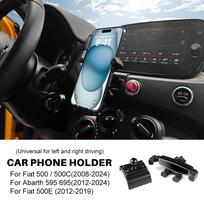 Universal Car Phone Holder for Fiat 500 2008-2024 & Abarth 595 2012-2024 - Gravity Stand Shockproof Mount Abarth 595 2012-2023 juoda