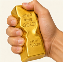 Squishy aukso kubelis luitas gold antistresinis minkomas žaislas