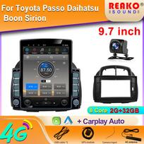 9,7  vertikalus ekranas automobilio radijas Toyota Passo, Daihatsu Boon, Sirion, Subaru Justy, Perodua Myvi, GPS multimedijos navigacija, Carplay 8 core 2GB+32GB