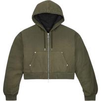 Jordan X Travis Scott Solid Color Full Zip Fashion Long Sleeve Jacket Women jackets Green FD9114-325 2XL