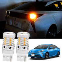 Prius 50 serijos vėlyvosios stadijos specialus LED posūkio signalas, įmontuotas rezistorius, 2 vnt./1 rinkinys, oranžinė