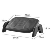 Shaking Design Ergonomic Rocking Footrest with Massage Rollers Non Skid Desk Leg Rest Detachable Foot Stool Under Desk Use juoda