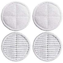 4 Pack Cleaning Mop Pads Replacement Compatible for Bissell Spinwave Pads 2039A 2124 (2Soft Pads + 2 Scrubby Pads) CHINA