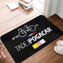 Cycling Team Tadej Pogacar Door Bathroom Kitchen Mats Anti-Slip Outdoor Doormat Bedroom Balcony Entrance Rug Carpet Footpad 40cmx60cm