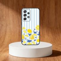 Mediterranean Lemon Fruit art  Phone Case For Samsung S25,S24,S21,S22,S23,S30,Ultra,S20,Plus,Fe,Note,10,9,5G Black Cover Samsung S24