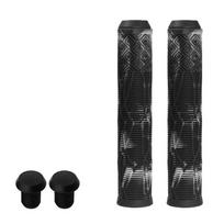 Mountain Bike Handlebar Grips Shock Absorption Handle Cover Replacement Nonslip Cycling Handle Grips Easily Install pilka spalva