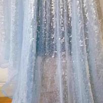 Color Heavy Industry Full Sequin Fabric Multi-color Wedding Dress Designer Clothing Fabric background Decorative Fabric 1.5M&1M