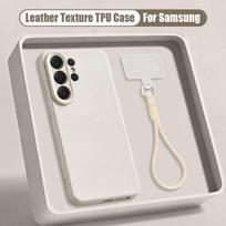 Wrist Strap Lanyard Phone Case For Samsung Galaxy S26 S24 S25 Ultra S23 S25 FE A57 A17 A56 A16 A55 A36 A15 A25 5G Soft TPU Cover Galaxy S25 FE