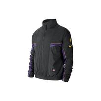 Nike NBA Logo Zipped Jacket 'Lakers Black' Men's CJ7148-010 S