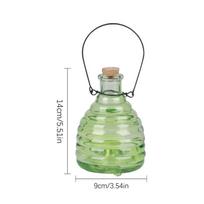 Wasp Trap Glass Jar Glass Wasp Trap Small Hanging Honey Jar  Outdoor Fly Catcher Reusable Catcher for Outdoor Garden Home Farm