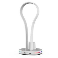 Charging Dock for PS Portal Handheld Console with Headset Stand,Magnetic Charging Mode & RGB Light Touchpad PG-P5P23 balta
