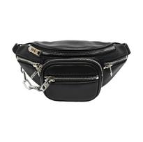 [Pre-Owned] Black Sheepskin Mini Waist Bag - Excellent #NIY6OZ ONE SIZE