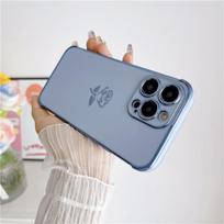 For For Iphone 15 Pro Max  Plating Rose Flower Frame Phone Case For For Iphone 11 12 13 14 16 Plus Soft Silicone Protective Cover For iPhone SE (2020) gray