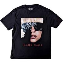 Lady Gaga Unisex T-Shirt: The Fame Photo (Medium) L black