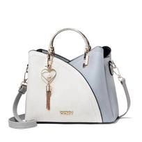 2025 Korean Style Color Block Crossbody Square Bag - Large Capacity Casual Shoulder Handbag