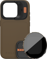 PolarPro Kit - LiteChaser iPhone 15 Pro Max Case Desert + VND 3-5 Filter