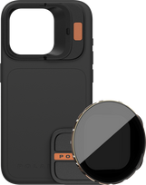 PolarPro Kit - LiteChaser iPhone 15 Pro Max Case Black + VND 3-5 Filter