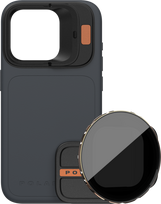 PolarPro Kit - LiteChaser iPhone 15 Pro Max Case Ocean + VND 3-5 Filter