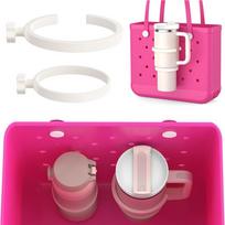 2pcs Bag Cup Holder Simple Modern Tote Beach Bag Accessories
