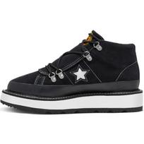 Converse One Star Fleece Lined Boot Casual Comfortable Thick Sole Low Top Canvas Shoes Women sneaker Black White 566163C 35