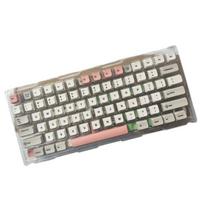 138Key 9009 Retro Themed Keycap XDA Profile PBT Dye Sublimation Keycap Set for Customs Mechanical Keyboards gray