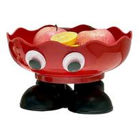 Yousheng Cartoon Fruit Plate Large Capacity Wide Mouth Fruit Bowl Multi-Functional Decorative Snack Tray for Home Living Room