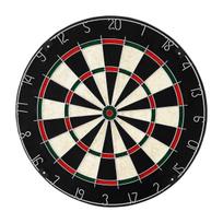 Dartboard with 6 Darts & Scoring Kit, Self-Healing Sisal Fibers Dartboard with Staple-Free Bullseye & Rotating Number Ring, 451mm Professional Steel