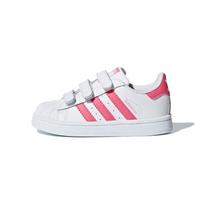Adidas Originals SUPERSTAR Low top Toddler Shoes Pink White Infant And Toddler CG6638 21 white