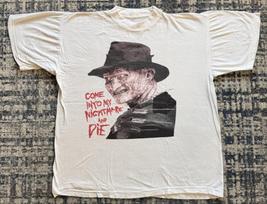 Vintage 90s Freddy Krueger Come Into My Nightmare And Die T Shirt XL Horror Tee Unisex T-Shirt S