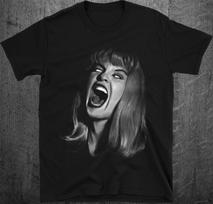 2026Twin Peaks TShirt Laura Palmer Scream Shirt Cult Horror Movie Short Sleeve Shirt Unisex Women AllSeason Crew Neck Cotton Tee L gray
