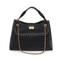 Handbag, New Large Capacity Bag, Women's Commuting Fashion Retro Shoulder Bag, High-end Woven Bucket Bag