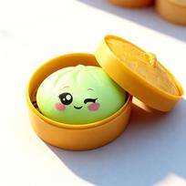 Colorful Simulated Dumpling Squeeze Toys Stress Ball Squishy Anxiety Antistress Enhancing Happiness Rebound Stress Reliever Toy šviesiai žalios spalvos