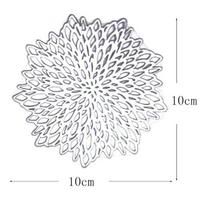 Placemats Coasters Round Wipeable Vinyl Table Mats For Christmas Thanksgiving Dining Table Party Home Decoration SV1